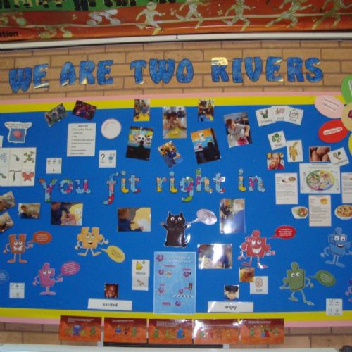 Whole School Displays - Two Rivers School